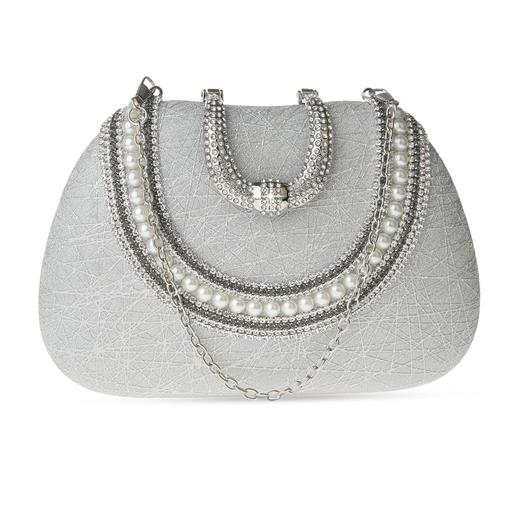 SHJM-1886R-1新时尚大气手抓包多用宴会手拿包礼服宴会包晚宴手提包链条包实用 商品图5