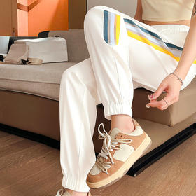 冰丝裤子女夏季薄款2022爆款雪纺束脚速干休闲运动裤九分哈伦长裤  TR-XX1092