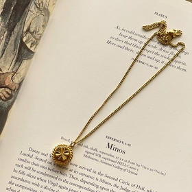 北京仓｜Gigi Paris-Chanel-大四叶草 中古纽扣 项链［法国设计师］