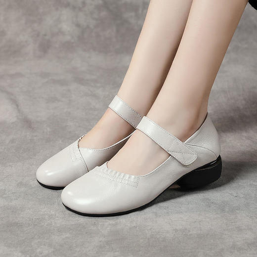 简约单鞋四季女皮鞋，中跟工作鞋休闲鞋 MLD2199 商品图1