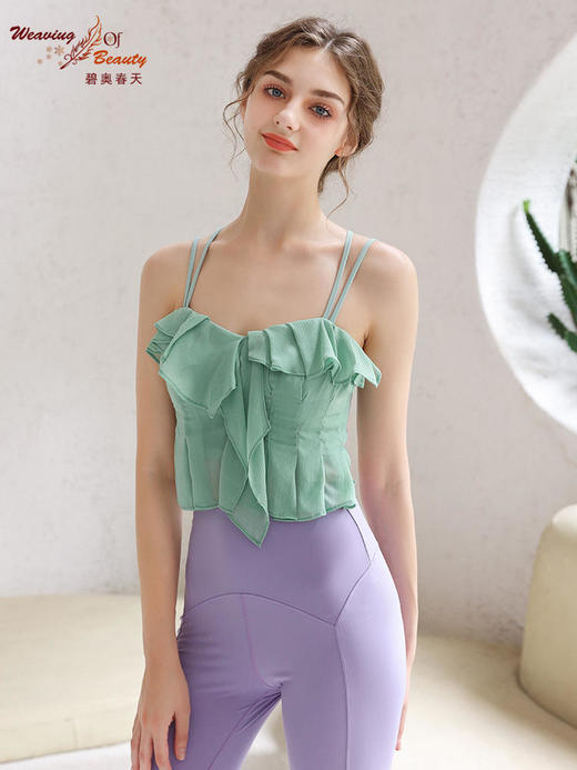 碧奥春天2022秋冬裸感时尚美背瑜伽背心N22051A 商品图3