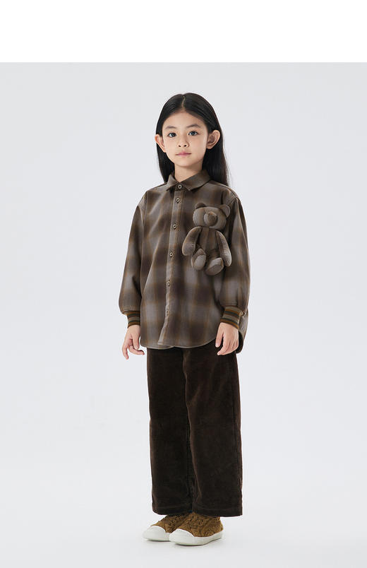 JNBY   22年秋款   格纹宽松长袖衬衫 1M9210050 商品图6