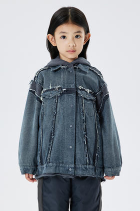 JNBY  22年秋款  拼接宽松夹克 1M9610450