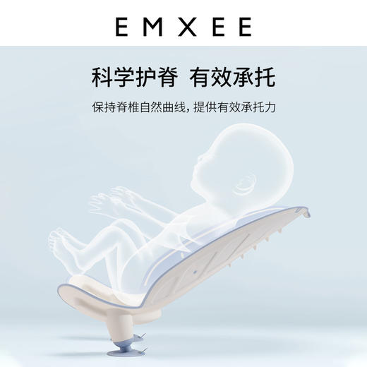 【洗浴用品】嫚熙婴儿洗屁股神器洗澡躺托坐新生洗pp浴网宝宝洗屁浴兜 商品图3