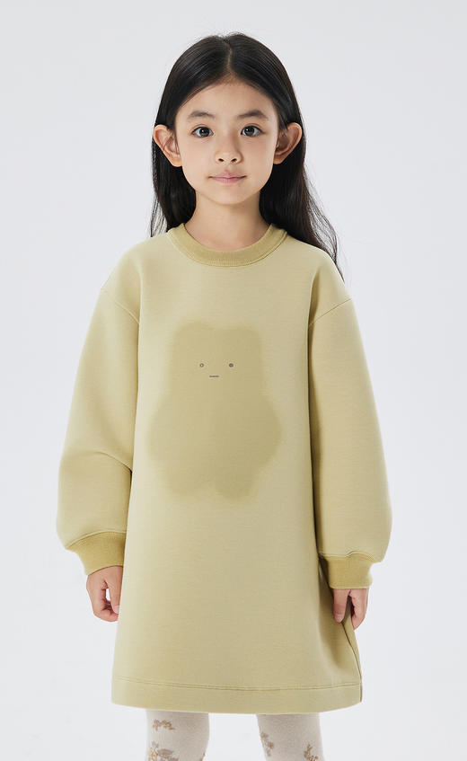 JNBY  22年秋款 棉质兔兔印花长袖连衣裙  1M9G10770 商品图6