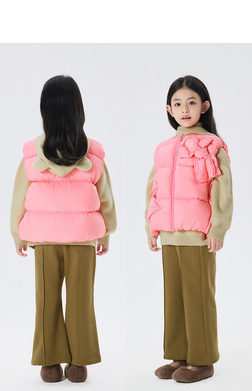 JNBY  22年秋款  保暖加绒喇叭裤 1M9E12320 商品图6