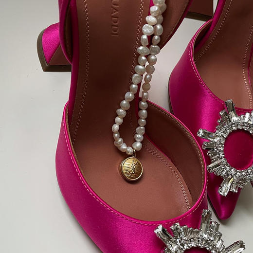 在途4周到｜Gigi Paris-YSL-珍珠 中古纽扣 项链［法国设计师］ 商品图2