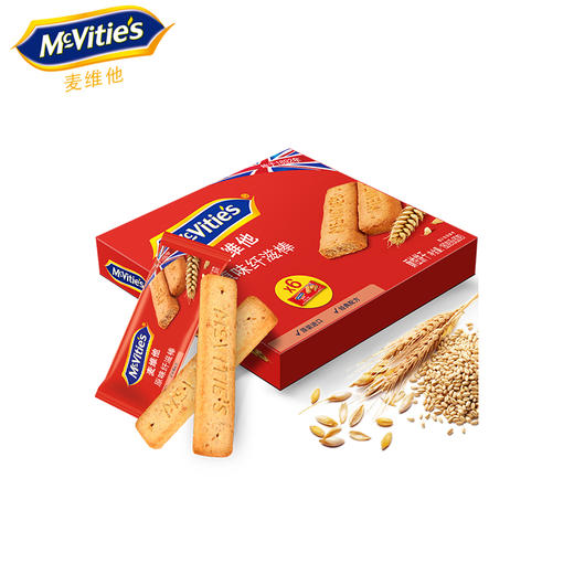 沙特阿拉伯进口 麦维他（Mcvitie's）爆款好物 全麦酥性消化饼干纤滋棒原味180g 早餐代餐 进口休闲零食 商品图4