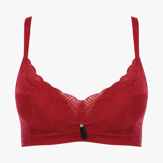 都市丽人聚拢升杯聚拢杯B杯常规内衣蕾丝薄3/4杯文胸四排扣无钢圈YB22B1 商品图5