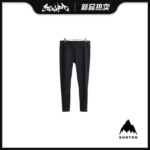 BURTON伯顿女士22/23雪季新品MIDWEIGHT速干透气长裤 TRUE BLACK 商品图0