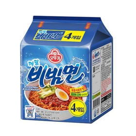 【4连包】不倒翁 荞麦拌面130g*4【4멀티】오뚜기 메밀비빔면130g*4