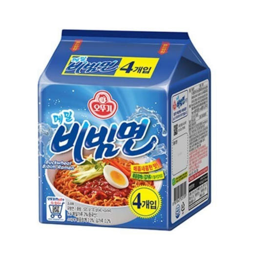 【4连包】不倒翁 荞麦拌面130g*4【4멀티】오뚜기 메밀비빔면130g*4 商品图0