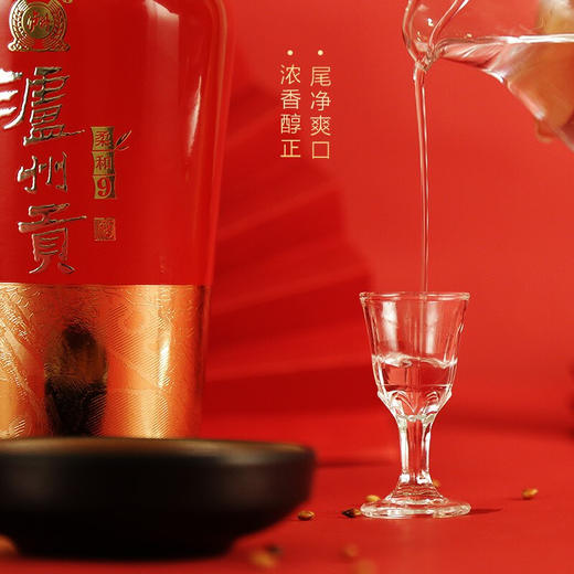 泸州老窖 泸州贡柔和9浓香型白酒 送礼收藏 52度  500ml*1瓶 商品图6