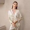 Solo seta蚕丝睡衣套装中国风家居服两件套斜襟汉元素外穿女秋冬 商品缩略图2