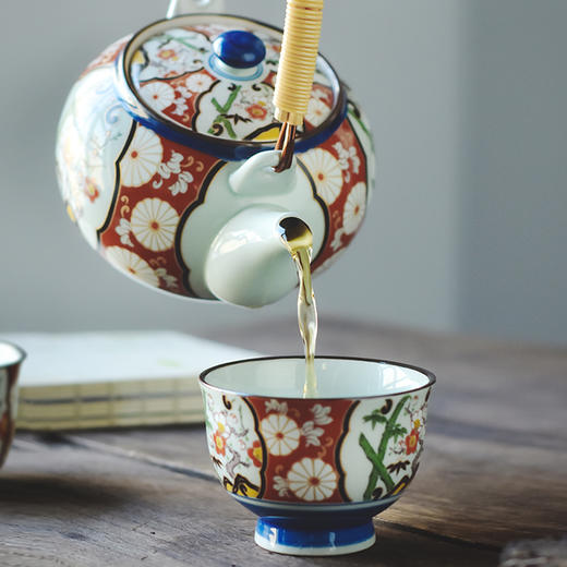 【日本进口】波佐见烧 錦竹梅梁-茶具礼盒套装 商品图1