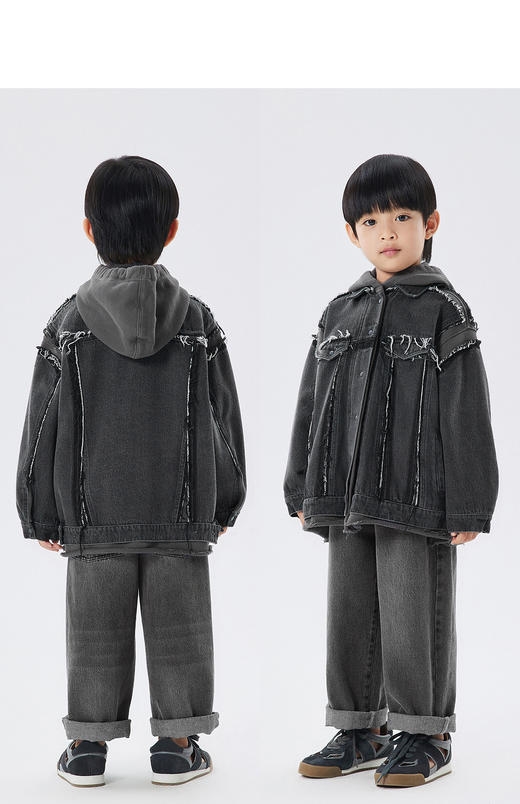 JNBY  22年秋款  拼接宽松夹克 1M9610450 商品图6