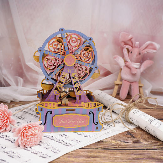 同趣     59027     浪漫摩天轮八音盒 商品图1
