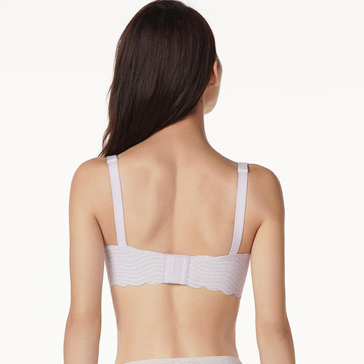 都市丽人快乐妈咪孕哺无尺码内衣蕾丝薄3/4杯孕哺文胸三排扣无钢圈LB2CR3 商品图2