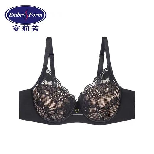 安莉芳蕾丝性感小胸聚拢文胸女士下厚上薄款收副乳内衣EB00516/EBQ0516 商品图1