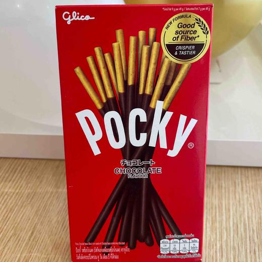 Pocky巧克力味涂层饼干（红色） 49克 商品图0