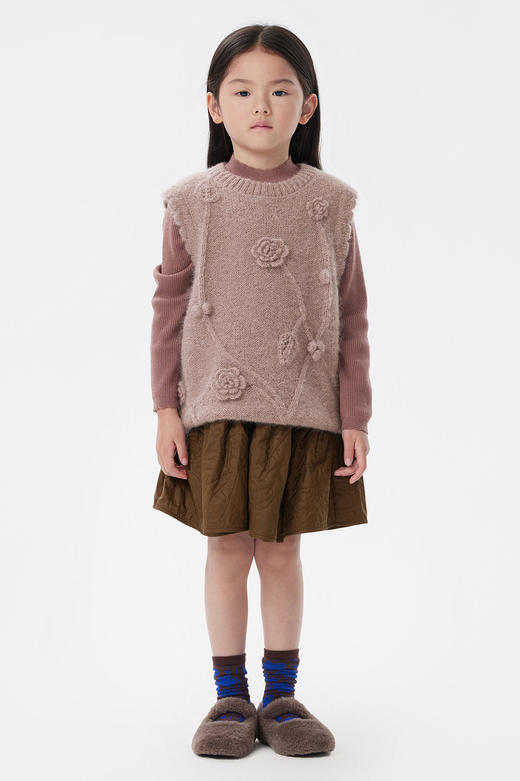 JNBY  22年秋款 宽松印花A型短款腰裙 1M9D12220 商品图0