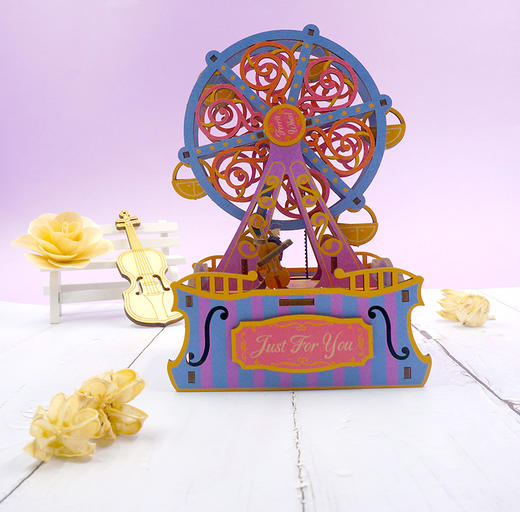同趣     59027     浪漫摩天轮八音盒 商品图2