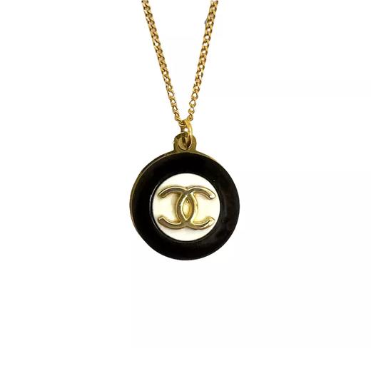 订购6周到｜Gigi Paris-Chanel-黑白 中古纽扣 项链［法国设计师］ 商品图1
