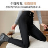 黛唯梵春秋季2022新款打底裤女裤子外穿高腰显瘦黑色小脚紧身铅笔小黑裤 商品缩略图2