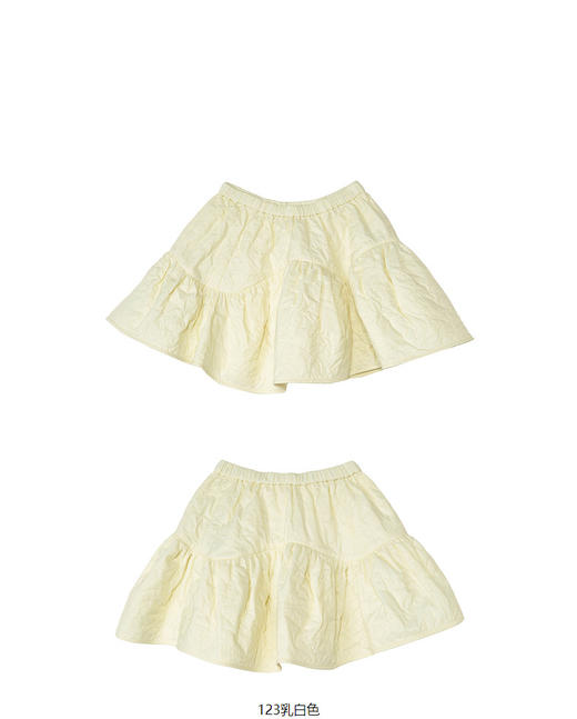 JNBY  22年秋款 宽松印花A型短款腰裙 1M9D12220 商品图5