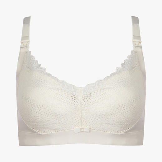 都市丽人快乐妈咪孕哺C杯内衣蕾丝超薄3/4杯孕哺文胸四排扣无钢圈LB2CR1 商品图6