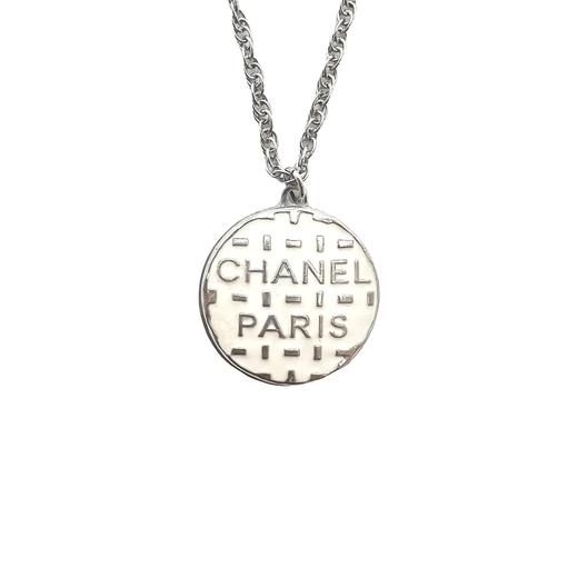 北京仓｜Gigi Paris-Chanel-白色 中古纽扣 项链［法国设计师］ 商品图1
