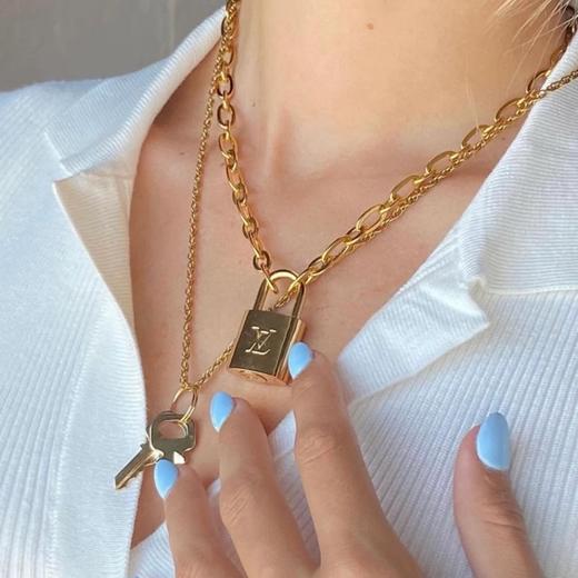 北京仓｜Gigi Paris-Louis Vuitton-中古 padlock 组合 项链［法国设计师］ 商品图2
