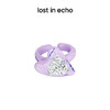 [捡漏价]泫雅同款 lost in echo 小众设计感色彩爱心珐琅戒指男女 商品缩略图3
