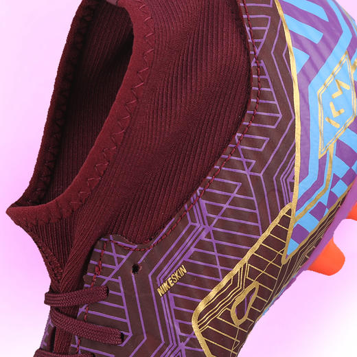 NIKE/耐克 ZOOM SUPERFLY 9 ACADEMY KM AG 中端 刺客15 高帮AG足球鞋 姆巴佩配色DO9343694 商品图3