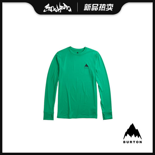 BURTON伯顿女士速干衬衫速干衬衣透气保暖打底户外长袖 CLOVER GREEN 商品图0