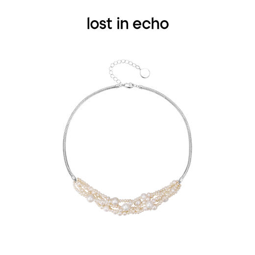 lost in echo 设计感轻奢小众多层珍珠串拼叠戴项链 商品图2