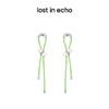 lost in echo 小众设计感彩色弹力绳珍珠耳环925银针 商品缩略图1