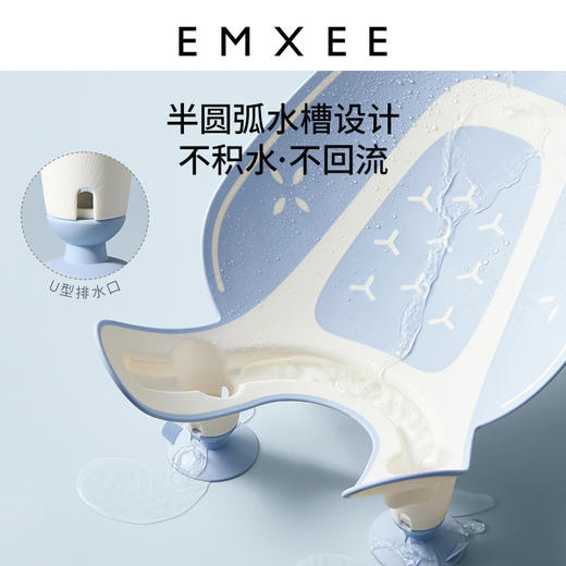 【洗浴用品】嫚熙婴儿洗屁股神器洗澡躺托坐新生洗pp浴网宝宝洗屁浴兜 商品图4