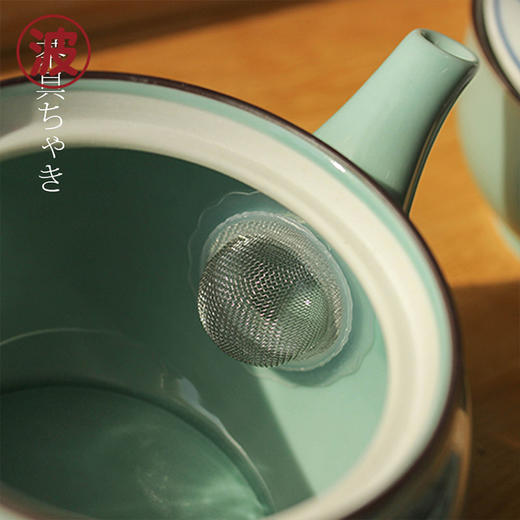 【日本进口】波佐见烧 绿釉横手-茶具礼盒套装 商品图3