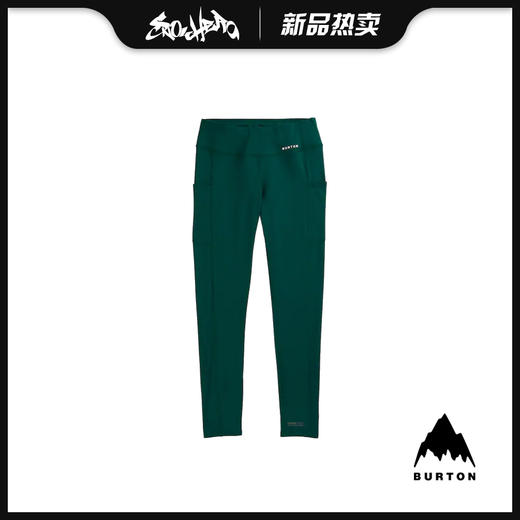 BURTON伯顿女士22/23雪季新品MIDWEIGHT速干透气长裤 BOTANICAL GARDEN 商品图0