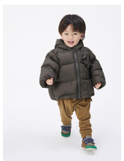 JNBY   22年冬款 短款连帽羽绒服  YM0C10580 商品图1