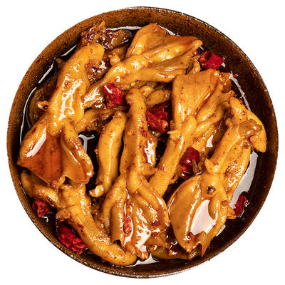 【严选】念一哈去骨椒麻鸡280g*1袋+念一哈麻辣鸭掌250g*1袋+洪湖渔家泡椒鱼皮150g*1袋 商品图0