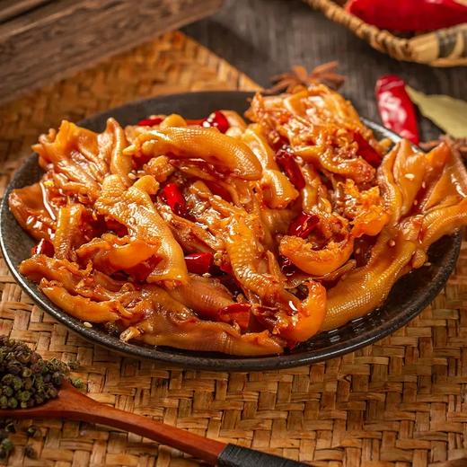 【严选】念一哈去骨椒麻鸡280g*1袋+念一哈麻辣鸭掌250g*1袋+洪湖渔家泡椒鱼皮150g*1袋 商品图7