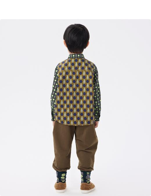 JNBY  22年秋款  拼色长袖衬衫 1M8210161 商品图5