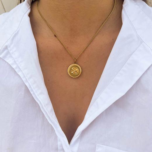 订购6周到｜Gigi Paris-Chanel-小四叶草 中古纽扣 项链［法国设计师］ 商品图4