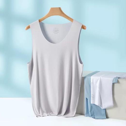 【3A抗菌莫代尔随型裁】SCHIESSER舒雅男士莫代尔背心 春夏3A抗菌无痕打底无袖上衣35/18302V 商品图0