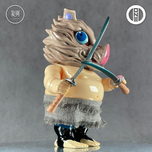 现货 壹工坊 极豚 DX二刀流 二师兄 搪胶 商品图2