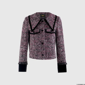 彼得潘包边小香外套