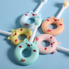 【母婴用品】新款 网红卡通甜甜圈猪鼻图案软毛0-10岁婴幼儿牙刷 儿童软毛牙刷 商品缩略图0