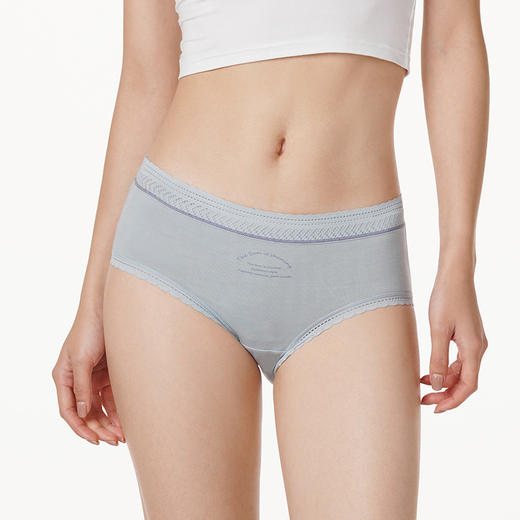 都市丽人基础系列舒肤棉单品内裤三角低叉女士内裤LK25A6 商品图0